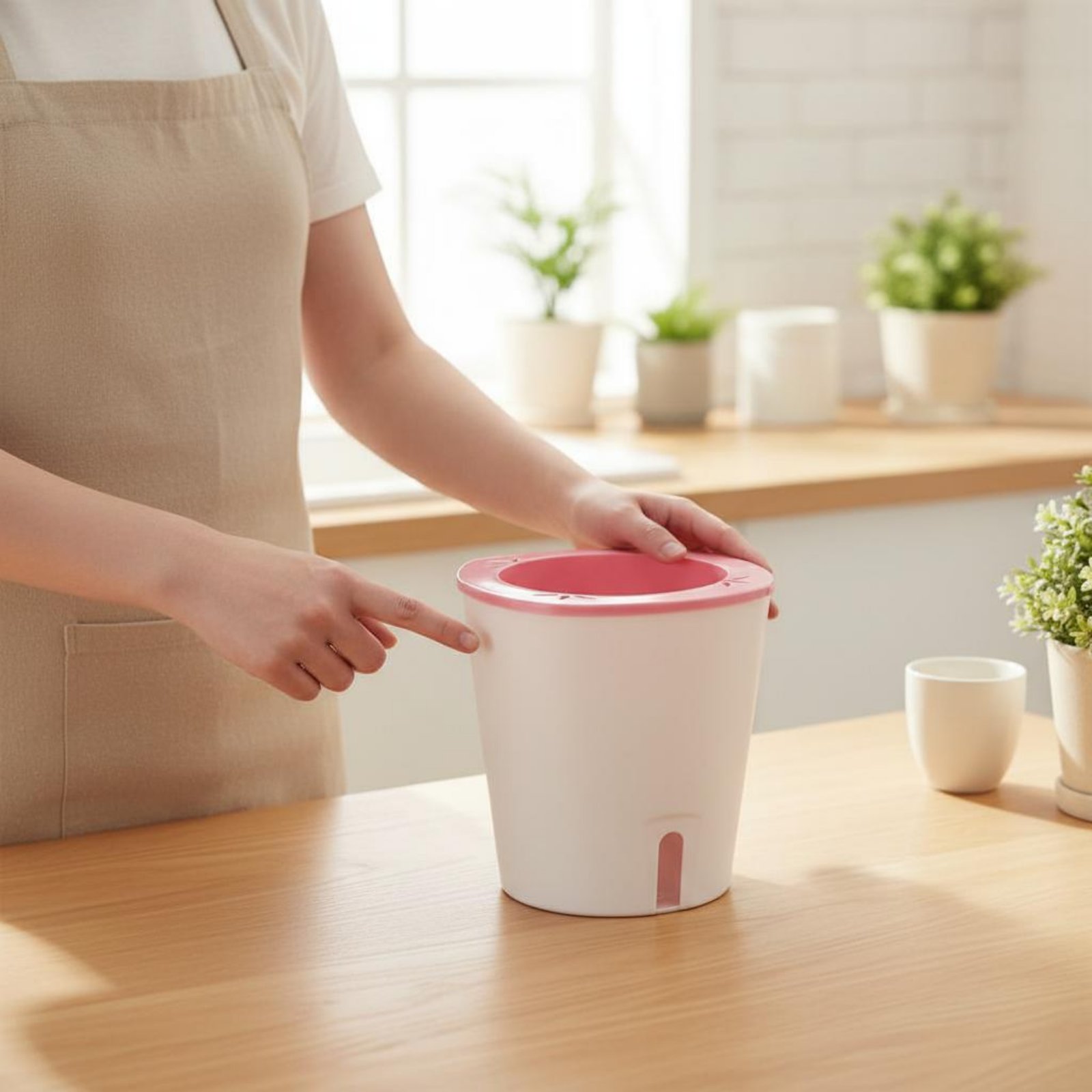 Self-Watering Planter - Самополивающийся горшок большого размера, кашпо с